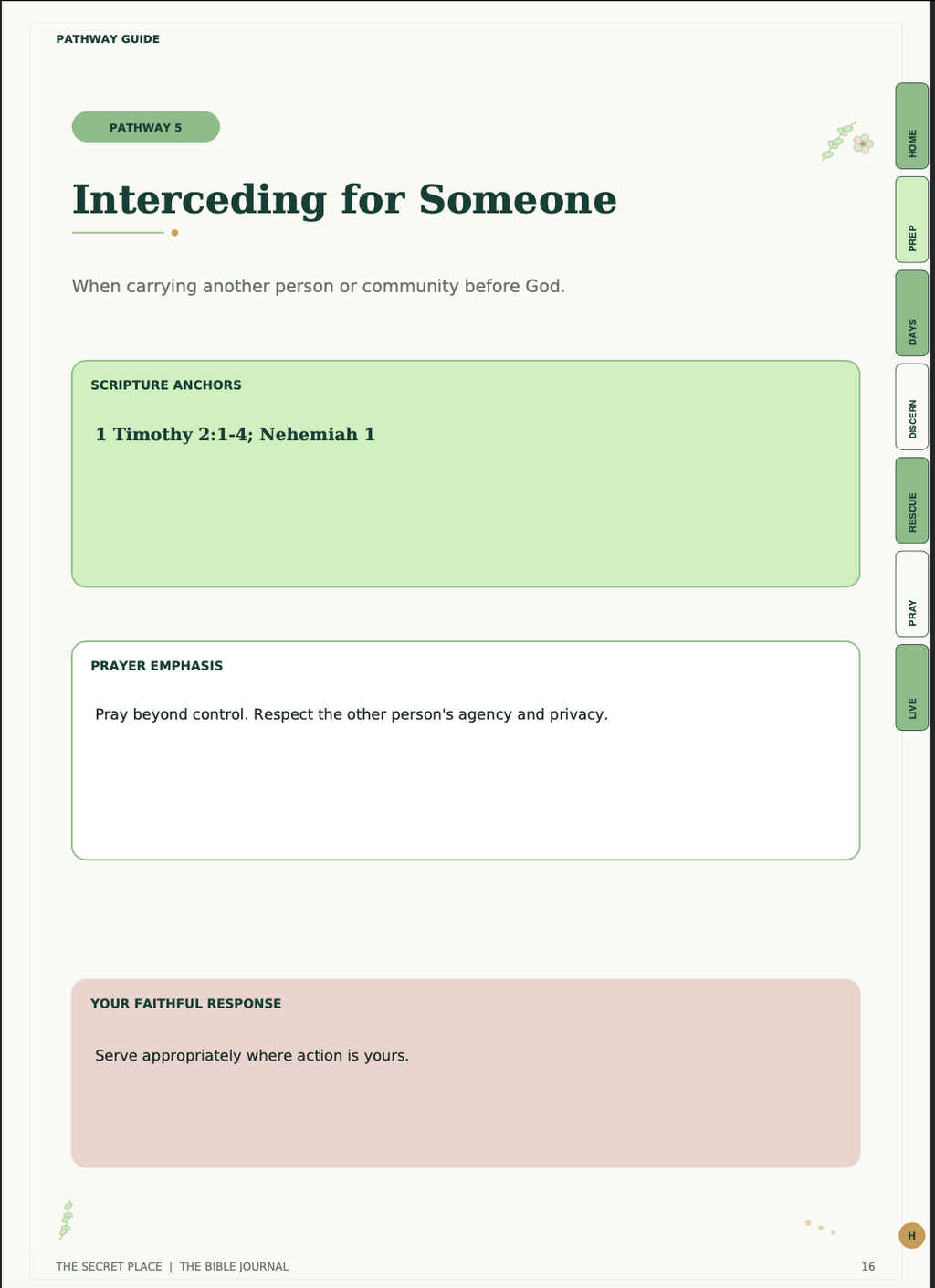 The Secret Place — Complete Prayer & Fasting Journal